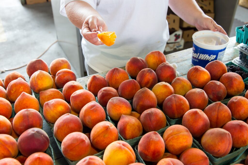 Micronutrients in peaches