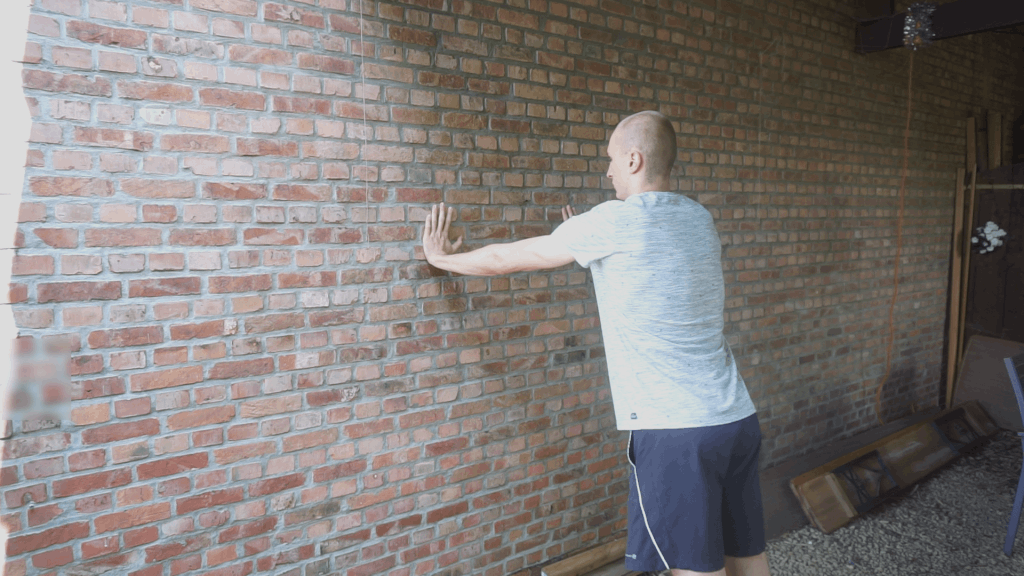 How to do a wall pushup