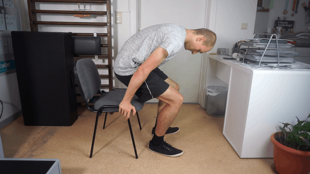 How to do a chair dip