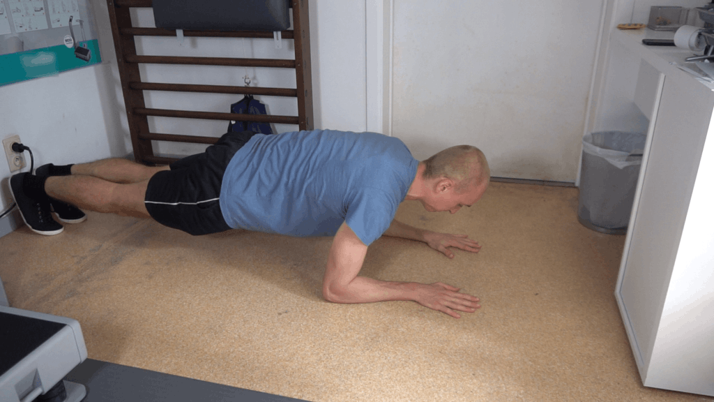 How to do a sphinx pushup