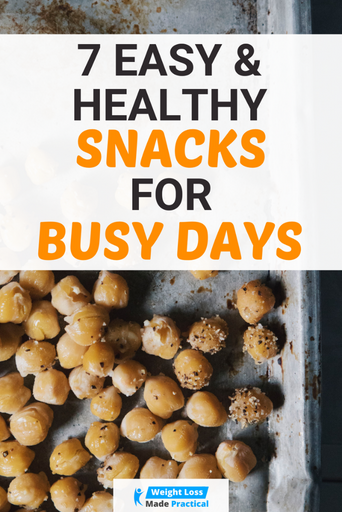 7 Easy & Healthy Snacks For Busy Days Pinterest pin