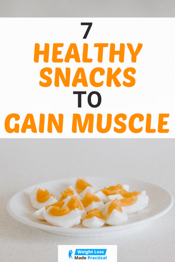 7 healthy snacks to build muscle Pinterest pin